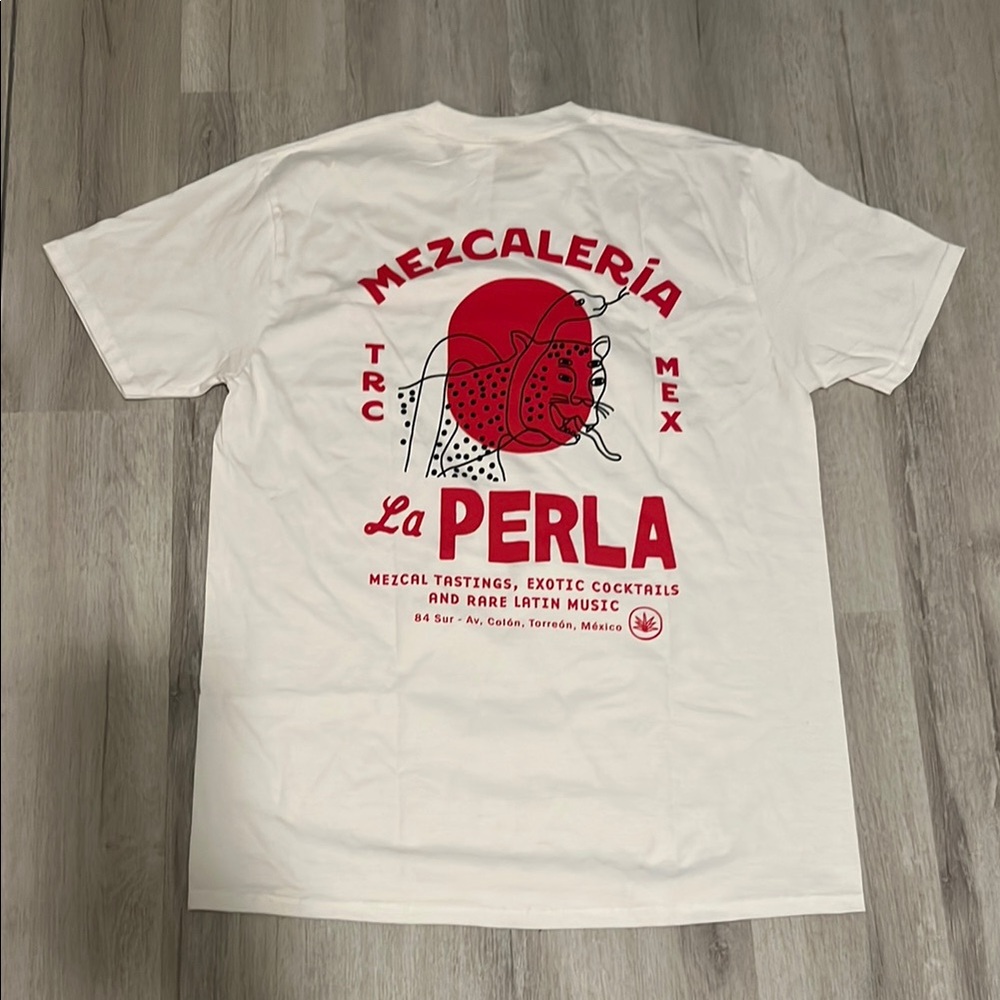 La Perla Red and White Short Sleeve Tee